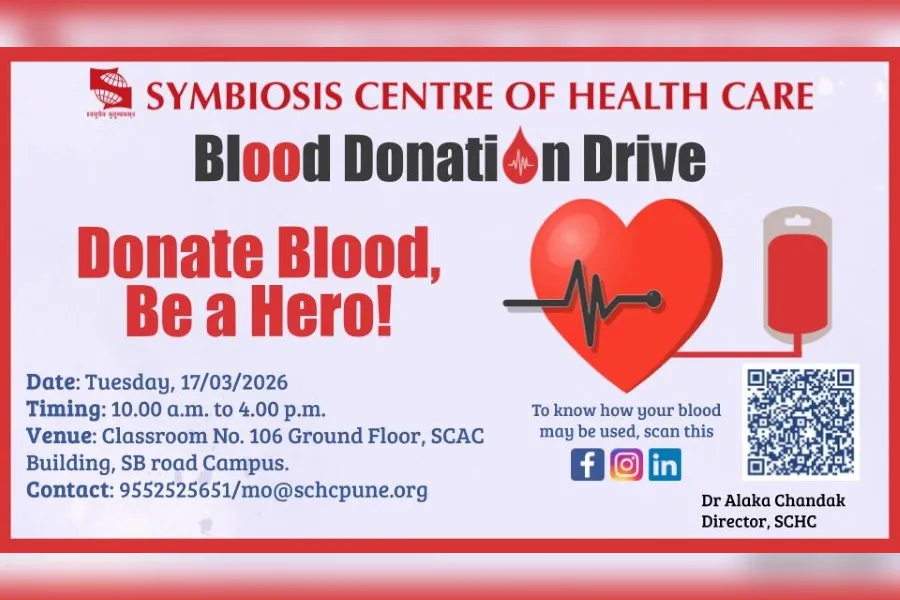 Blood Donation Drive at SCAC SB Road Campus on 17th March 2026